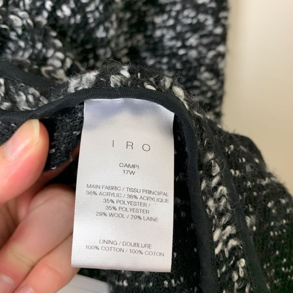 IRO campi draped bouclé-knit jacket 36 - Picture 3 of 5